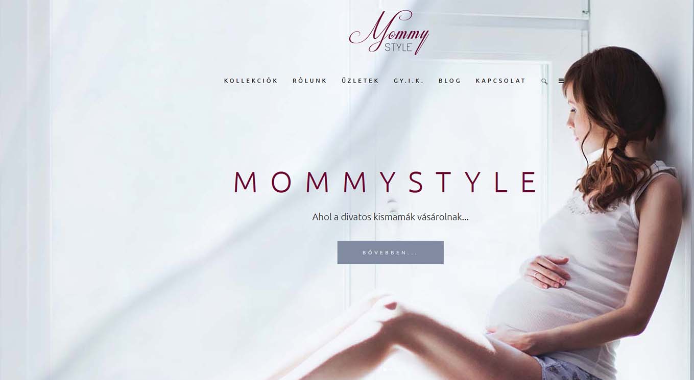 mommystyle.hu weboldalának képe